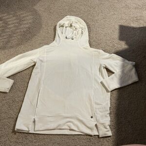 OGIO White Pullover Hoodie Minimalist Athleisure Sweatshirt Size M Casual Sport